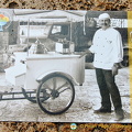 Sergio treats the film crew of Tea with Musolini with his gelato, served from a period cart