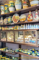 A range of pottery products