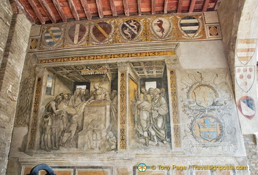 Fresco in the Palazzo Comunale