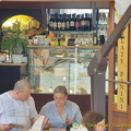 One of the many cafes in San Gimignano
