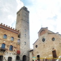 The Palazzo Comunale, Torre Grossa and San Gimignano Duomo in Piazza Duomo