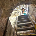 Staircase inside the Torre Grossa