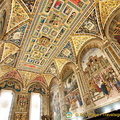 Ceiling of the Piccolomini Library painted by Pinturicchio c.1502