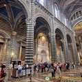 West wall with entrance to the Piccolomini Library