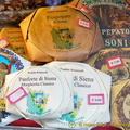 Various brands of Siena panforte