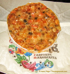 Our Panforte Margherita before we devoured it