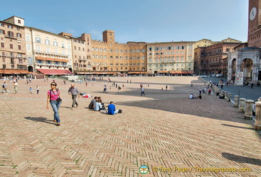 Imagine every inch of the Piazza filled with people during the Siena Palio