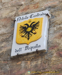 Emblem of the Noble Contrada of the Aquila