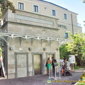 Entrance to the Sorrento lift