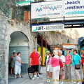 The Sorrento lift entrance at Marina Piccola