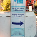 The Sorrento lift gets you from Piazza Francesco Saverio Garguilo to Marina Piccola in 20 seconds