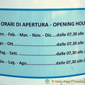 Operating hours of the Sorrento lift