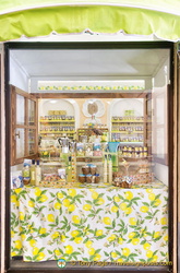 A limoncello and sweet shop