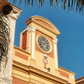 The clock tower on Piazza Tasso