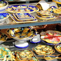 Sorrento pottery with typical lemon designs