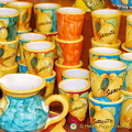 Ceramic cups and jugs for your Sorrento limoncello