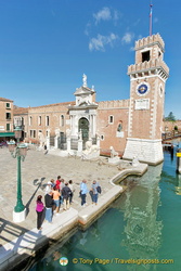 View of the Arsenale Porta Magna 