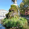 Garibaldi monument at the entrance to the Giardini Pubblici