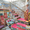 A staircase made of books