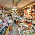 Inside Libreria Aqua Alta there are four rooms filled with books