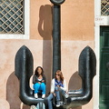 Anchor in front of the Museo Storico Navale