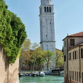 The leaning campanile of San Pietro island