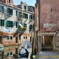 The lowest sotoportego in Venice