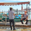 Gondoliers waiting for business