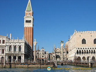 View of St Mark's Square from the Grand Canal