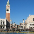 View of St Mark's Square from the Grand Canal