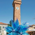 The main feature on Campo Santo Stefano is the old clock tower
