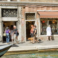Checking out the shops in Murano