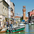 View towards Campo Santo Stefano, the Murano main square