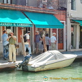 Tony shooting across the canal from Fondamenta Daniele Manin