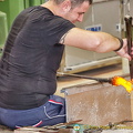 Our glass artisan starts on something else