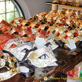 Upstairs of Arti Veneziane is their mask making area