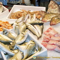 Range of seafood
