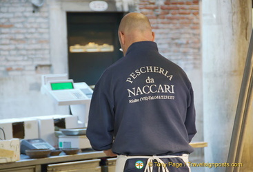 Pescheria da Naccari - one of the fish stalls