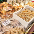 Octopus, crabs and shrimps