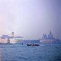 Vessels of all sizes ply the waterways of Venice[Venice - Italy]
