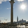 Column of San Marco with the Lion of St Mark
