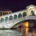 Rialto bridge by night