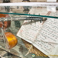 An exhibition of antique instruments and song sheets
