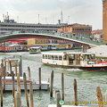View of the Grand Canal, Constitution Bridge and Piazzale Roma
