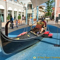 Riding my gondola at the Noventa outlet