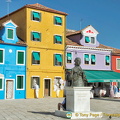 Statue of Baldassare Galuppi in the square named after him