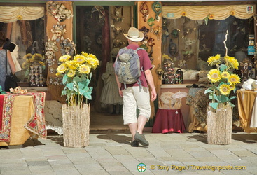 A beautiful giftshop. I love the sunflowers