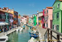 The colourful houses of Burano