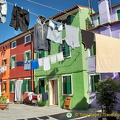 Colourful washing add to the colour of Burano