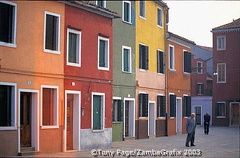 Via Baldassare Galuppi, Burano's main thoroughfare is named after its famous composer